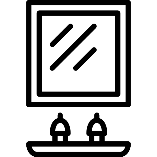 Bathroom Mirror Size Calculator Icon