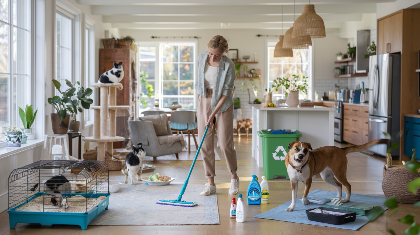 Green Cleaning for Pet Owners: Eco-Friendly Tips and Safe Solutions for a Pet-Friendly Home