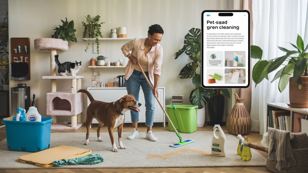 Green Cleaning for Pet Owners: Eco-Friendly Tips and Safe Solutions for a Pet-Friendly Home