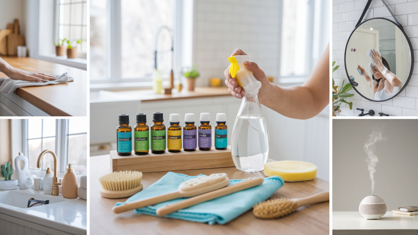 How to Clean with Essential Oils