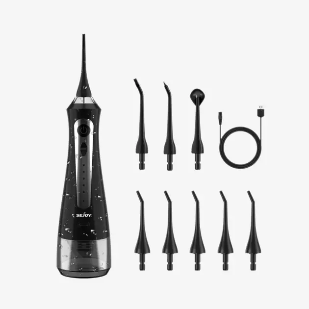 RECHARGEABLE DENTAL WATER FLOSSER WITH 5 MODES