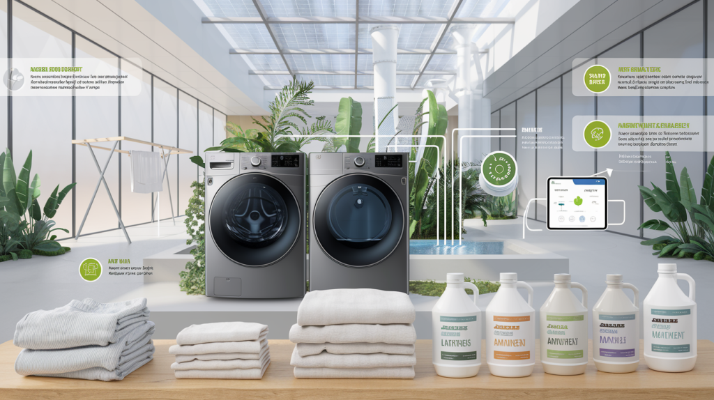 Sustainable Laundry Solutions: Eco-Friendly Detergents, Water Conservation & Best Practices for Green Laundry Operations